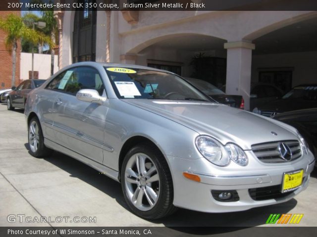 2007 Mercedes-Benz CLK 350 Coupe in Iridium Silver Metallic