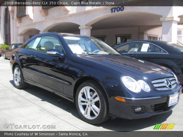 2008 Mercedes-Benz CLK 350 Coupe in Capri Blue Metallic