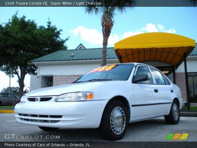 1999 Toyota Corolla VE in Super White