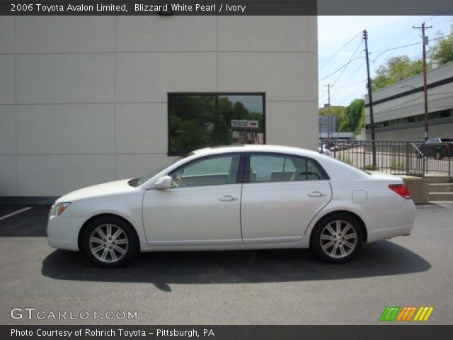 2006 Toyota Avalon Limited in Blizzard White Pearl