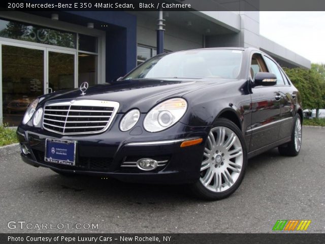 2008 Mercedes-Benz E 350 4Matic Sedan in Black