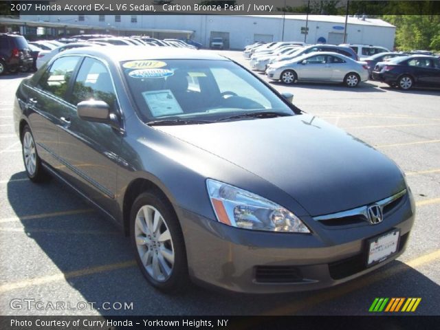 2007 Honda Accord EX-L V6 Sedan in Carbon Bronze Pearl