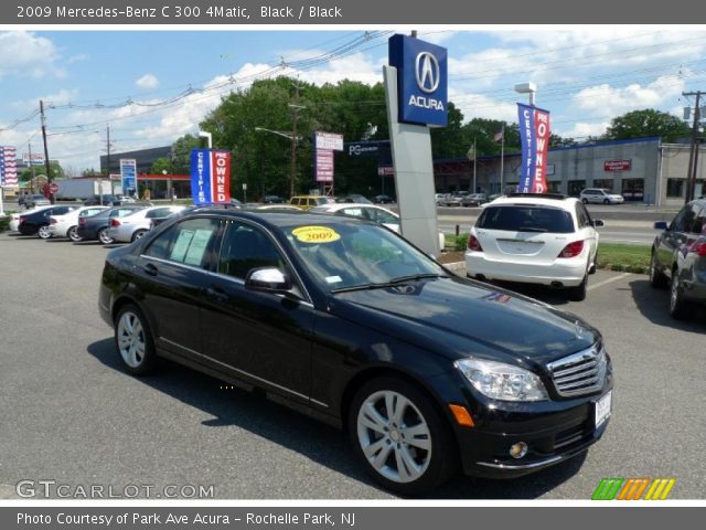2009 Mercedes-Benz C 300 4Matic in Black