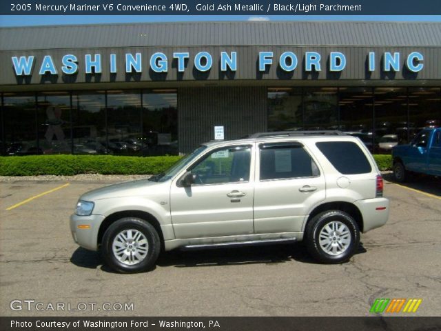 2005 Mercury Mariner V6 Convenience 4WD in Gold Ash Metallic