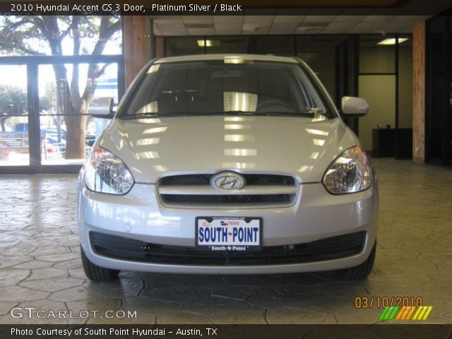 2010 Hyundai Accent GS 3 Door in Platinum Silver