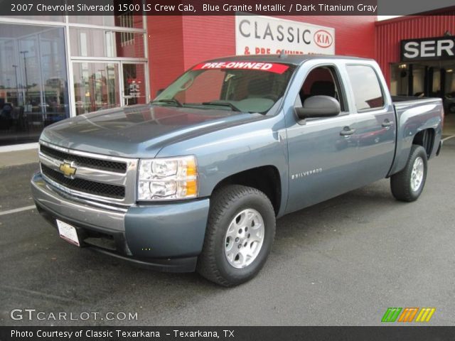 2007 Chevrolet Silverado 1500 LS Crew Cab in Blue Granite Metallic