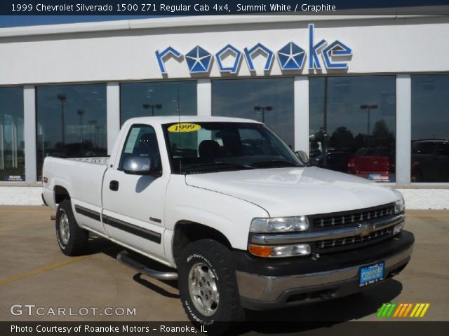 1999 Chevrolet Silverado 1500 Z71 Regular Cab 4x4 in Summit White