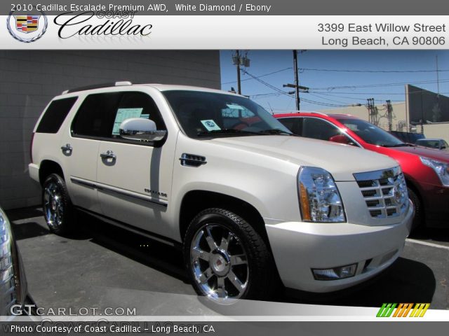 2010 Cadillac Escalade Premium AWD in White Diamond