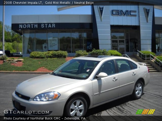 2008 Chevrolet Impala LT in Gold Mist Metallic