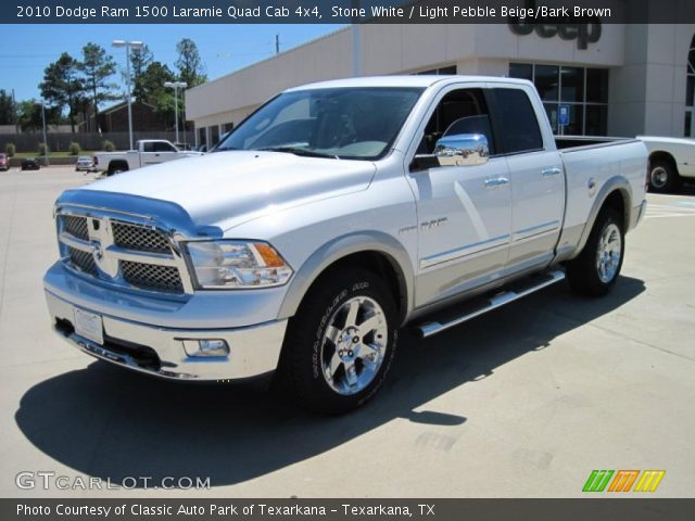 2010 Dodge Ram 1500 Laramie Quad Cab 4x4 in Stone White