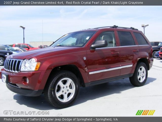 2007 Jeep Grand Cherokee Limited 4x4 in Red Rock Crystal Pearl