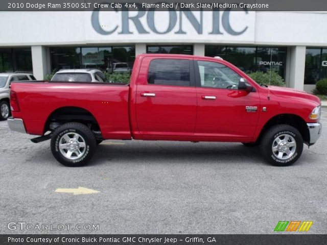 2010 Dodge Ram 3500 SLT Crew Cab 4x4 in Flame Red