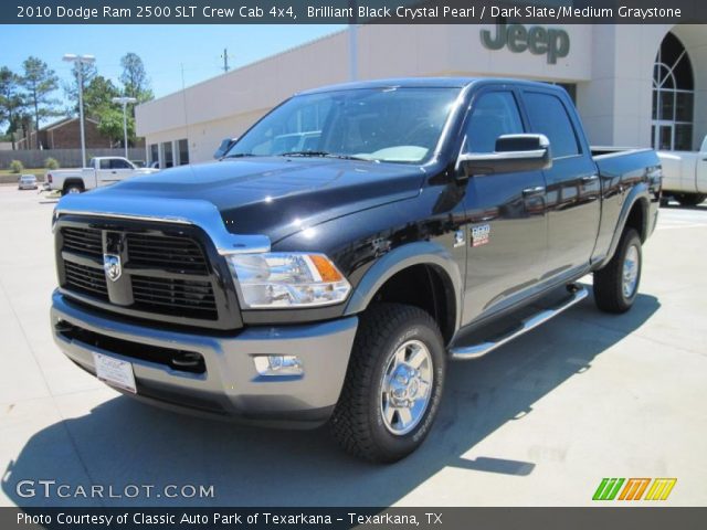 2010 Dodge Ram 2500 SLT Crew Cab 4x4 in Brilliant Black Crystal Pearl