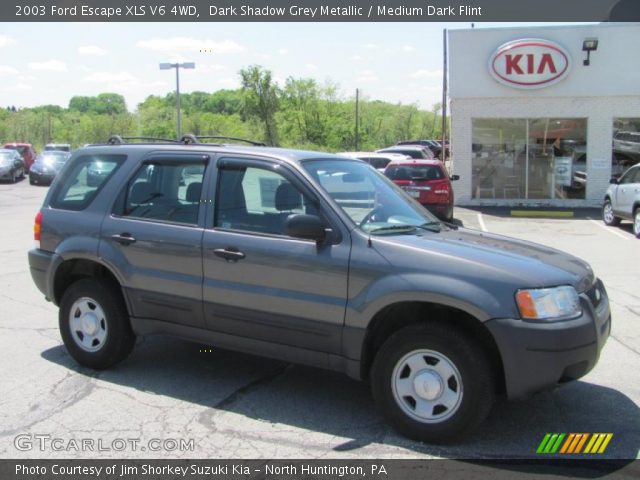 2003 Ford Escape XLS V6 4WD in Dark Shadow Grey Metallic