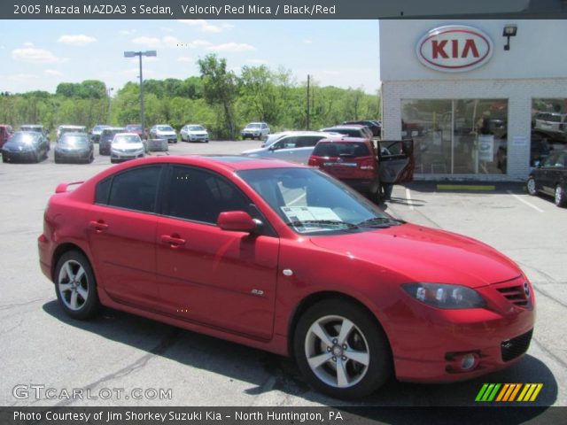 2005 Mazda MAZDA3 s Sedan in Velocity Red Mica