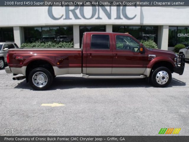2008 Ford F450 Super Duty King Ranch Crew Cab 4x4 Dually in Dark Copper Metallic