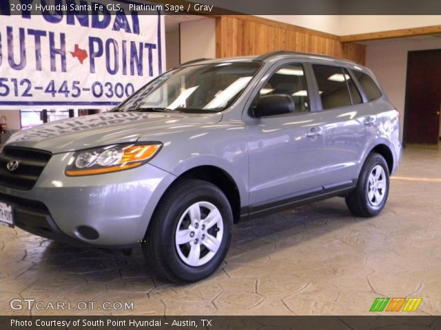 2009 Hyundai Santa Fe GLS in Platinum Sage