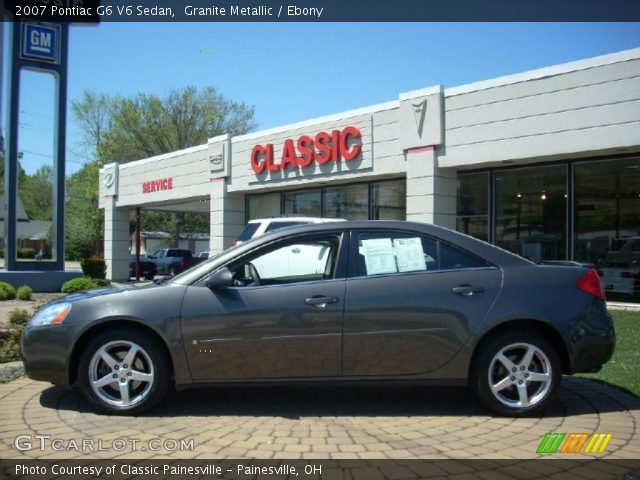 2007 Pontiac G6 V6 Sedan in Granite Metallic