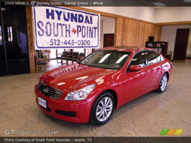 2009 Infiniti G 37 Journey Sedan in Garnet Ember