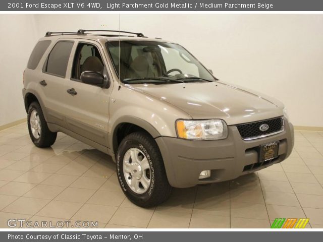 2001 Ford Escape XLT V6 4WD in Light Parchment Gold Metallic