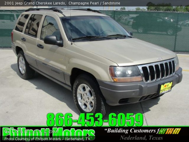 2001 Jeep Grand Cherokee Laredo in Champagne Pearl