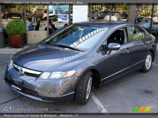 2007 Honda Civic Hybrid Sedan in Magnetic Pearl