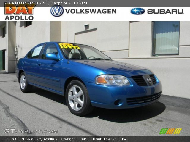 2004 Nissan Sentra 2.5 S in Sapphire Blue