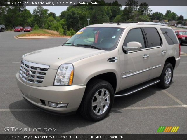 2007 Cadillac Escalade AWD in Gold Mist