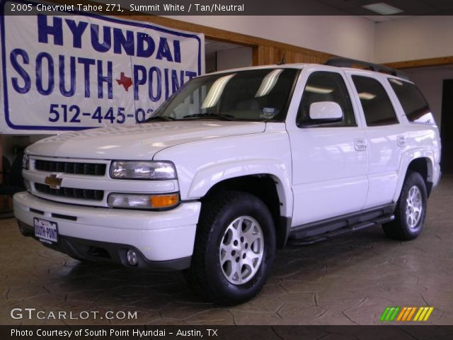 2005 Chevrolet Tahoe Z71 in Summit White