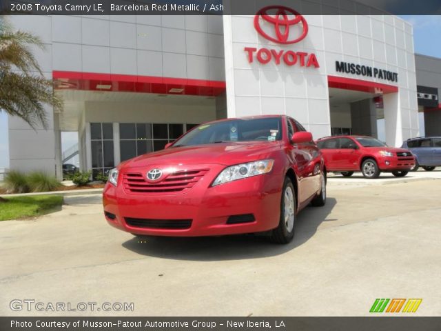 2008 Toyota Camry LE in Barcelona Red Metallic