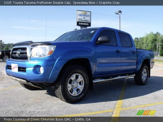 2005 Toyota Tacoma PreRunner Double Cab in Speedway Blue