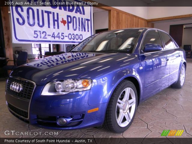 2005 Audi A4 2.0T Sedan in Ocean Blue Pearl