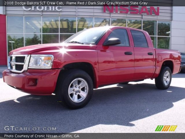 2008 Dodge Dakota SLT Crew Cab in Flame Red