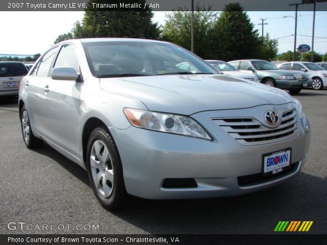 2007 Toyota Camry LE V6 in Titanium Metallic