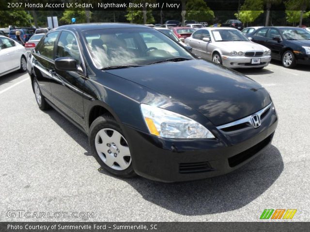 2007 Honda Accord LX Sedan in Nighthawk Black Pearl