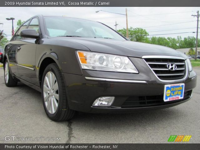 2009 Hyundai Sonata Limited V6 in Cocoa Metallic