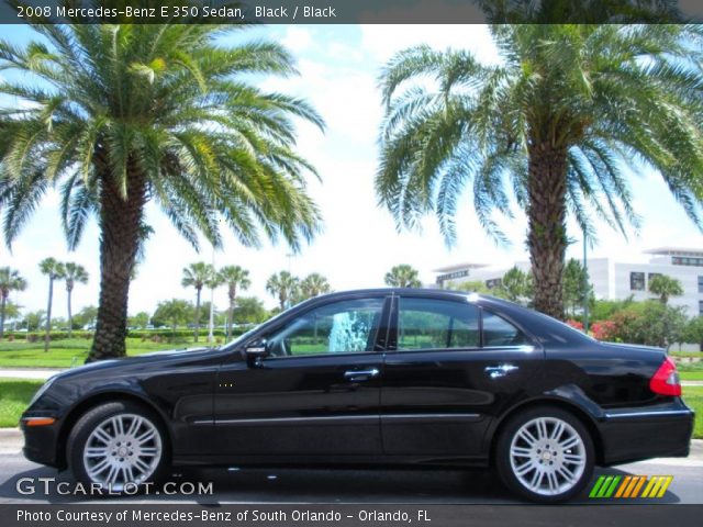 2008 Mercedes-Benz E 350 Sedan in Black
