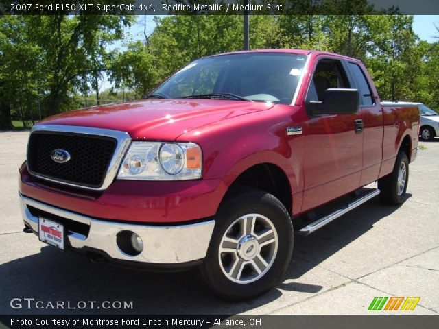 2007 Ford F150 XLT SuperCab 4x4 in Redfire Metallic