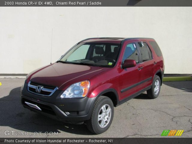 2003 Honda CR-V EX 4WD in Chianti Red Pearl