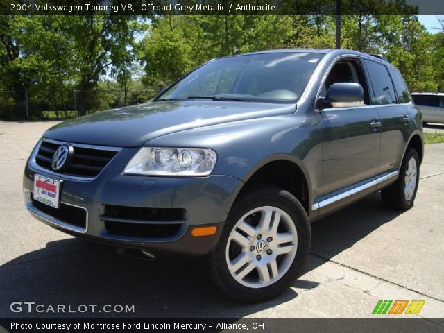 2004 Volkswagen Touareg V8 in Offroad Grey Metallic