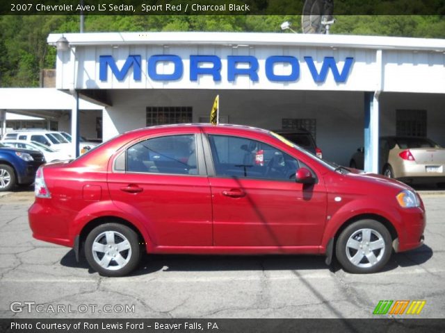 2007 Chevrolet Aveo LS Sedan in Sport Red