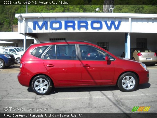 2008 Kia Rondo LX V6 in Volcanic Red