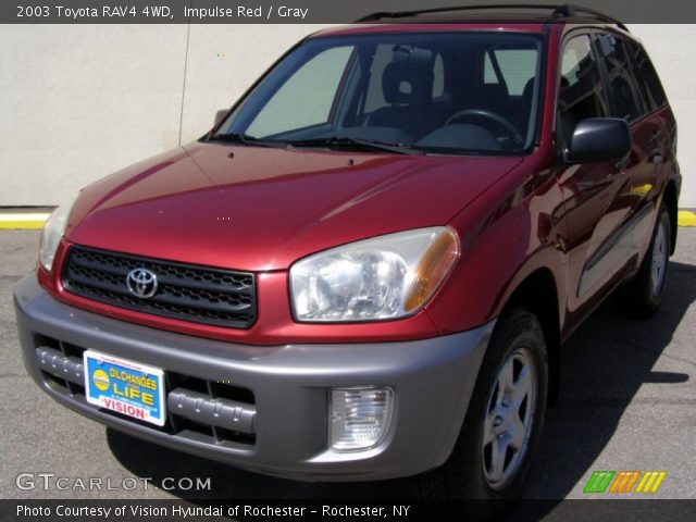 2003 Toyota RAV4 4WD in Impulse Red