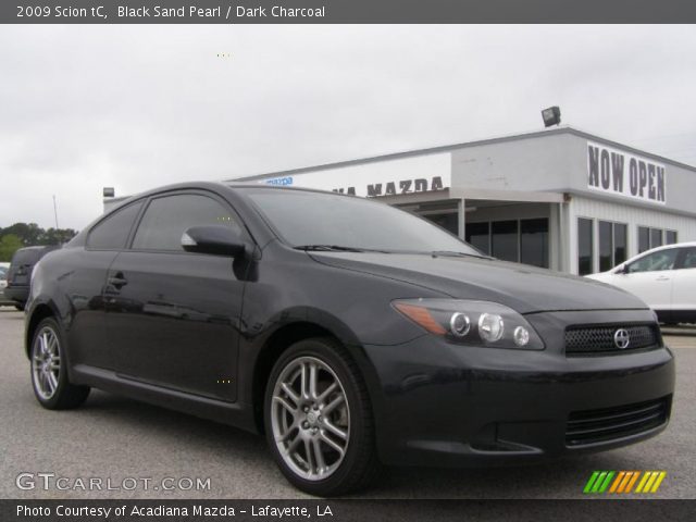 Black Sand Pearl 2009 Scion tC with Dark Charcoal interior 2009 Scion tC in 