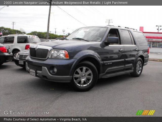 2003 Lincoln Navigator Luxury in Medium Wedgewood Blue Metallic