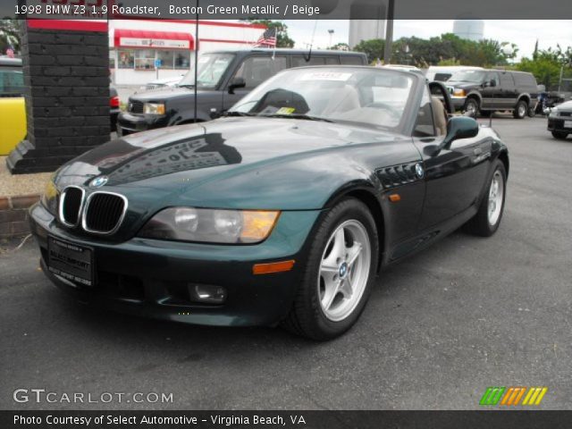 1998 BMW Z3 1.9 Roadster in Boston Green Metallic