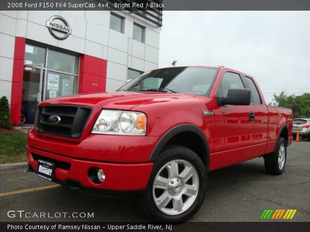 2008 Ford F150 FX4 SuperCab 4x4 in Bright Red