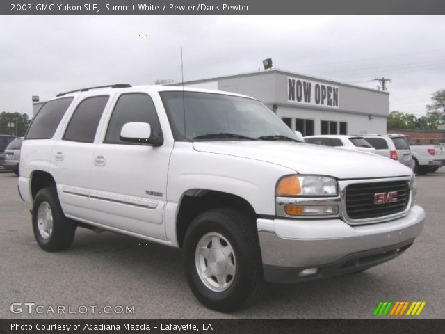 2003 GMC Yukon SLE in Summit White