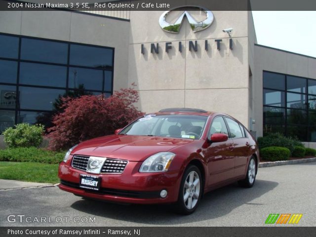 2004 Nissan Maxima 3.5 SE in Red Opulence