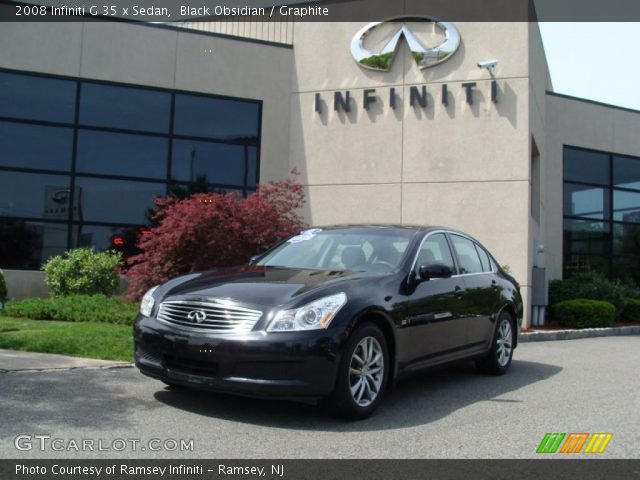2008 Infiniti G 35 x Sedan in Black Obsidian